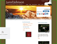 Tablet Screenshot of jaredjohnson.com